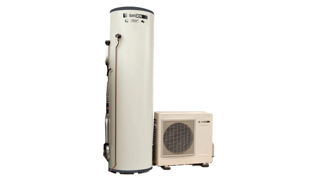 Sanden heat pump hot water