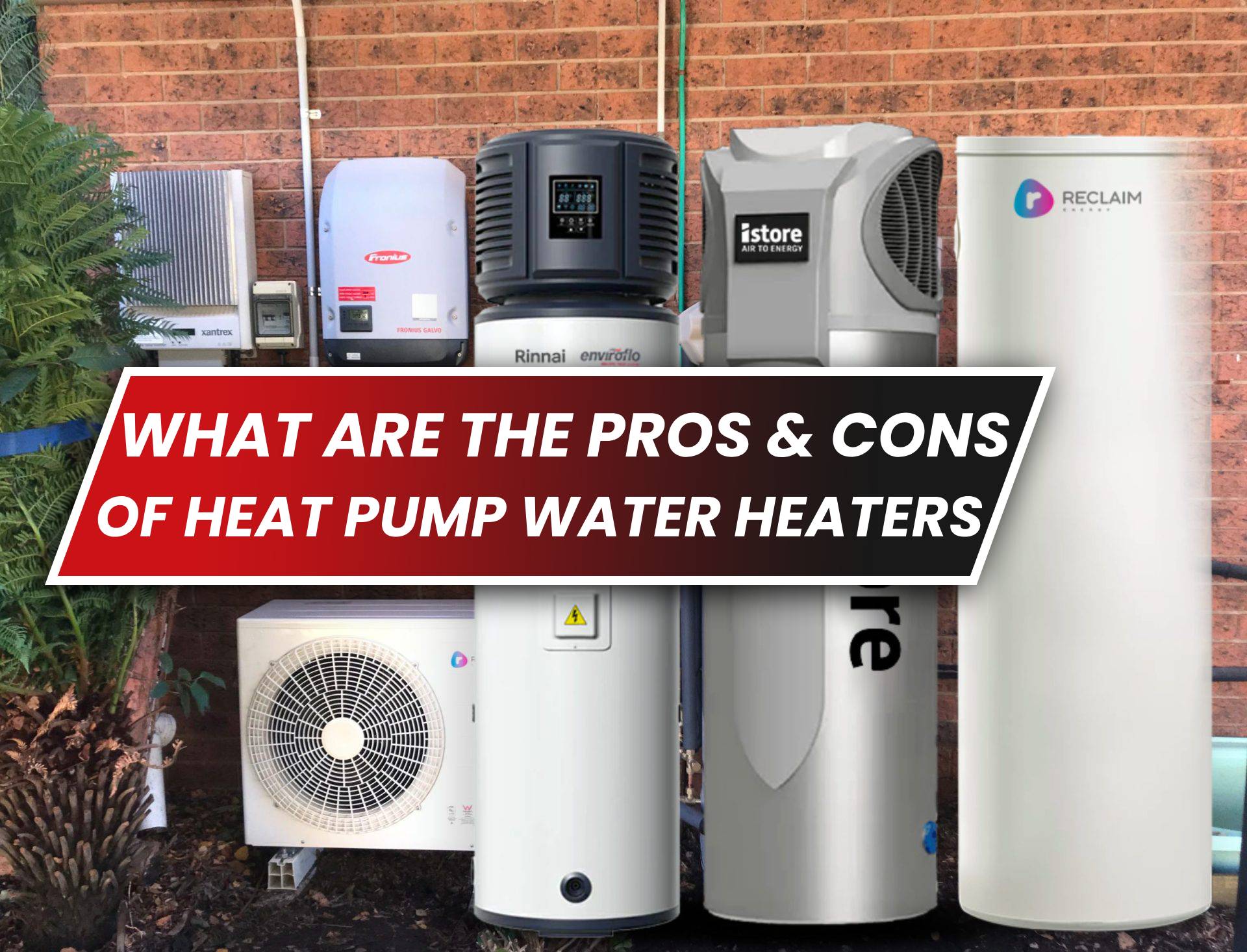 what are the pros and cons of heat pump water heater