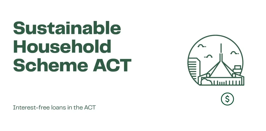 Interest free loan in ACT under Sustainable Household Scheme