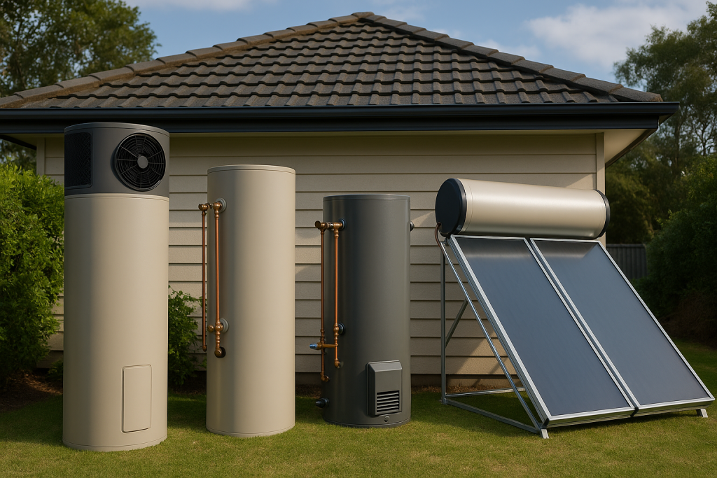 types of hot water heaters