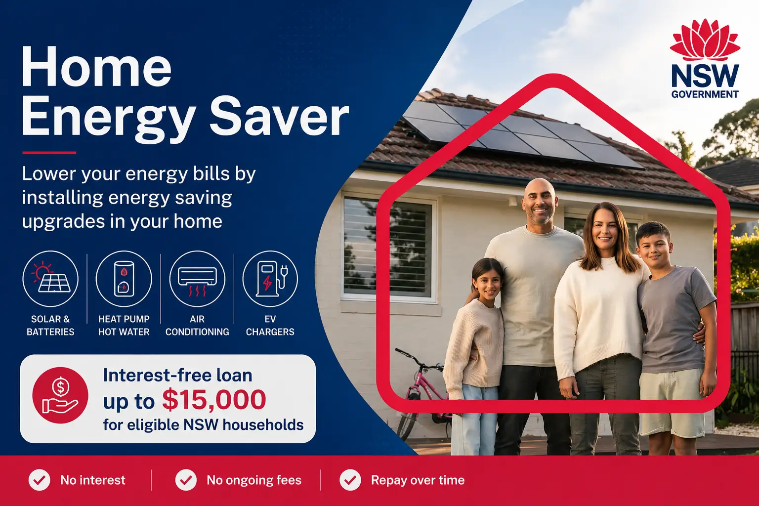 NSW Home Energy Saver Loan: Interest-Free Finance Up to $15000 
